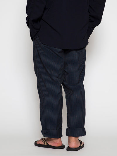 CP026 - CORONA・2T Desert Slacks / TR Oxford - Navy Stripe