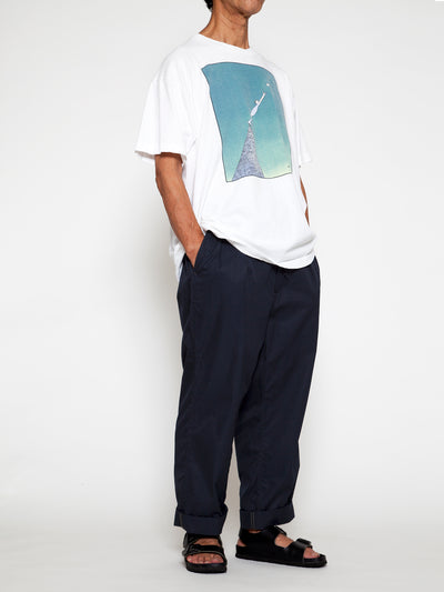 CP026E - CORONA・2T Desert Slacks / High Density Cotton Gabardine - Midnight Navy