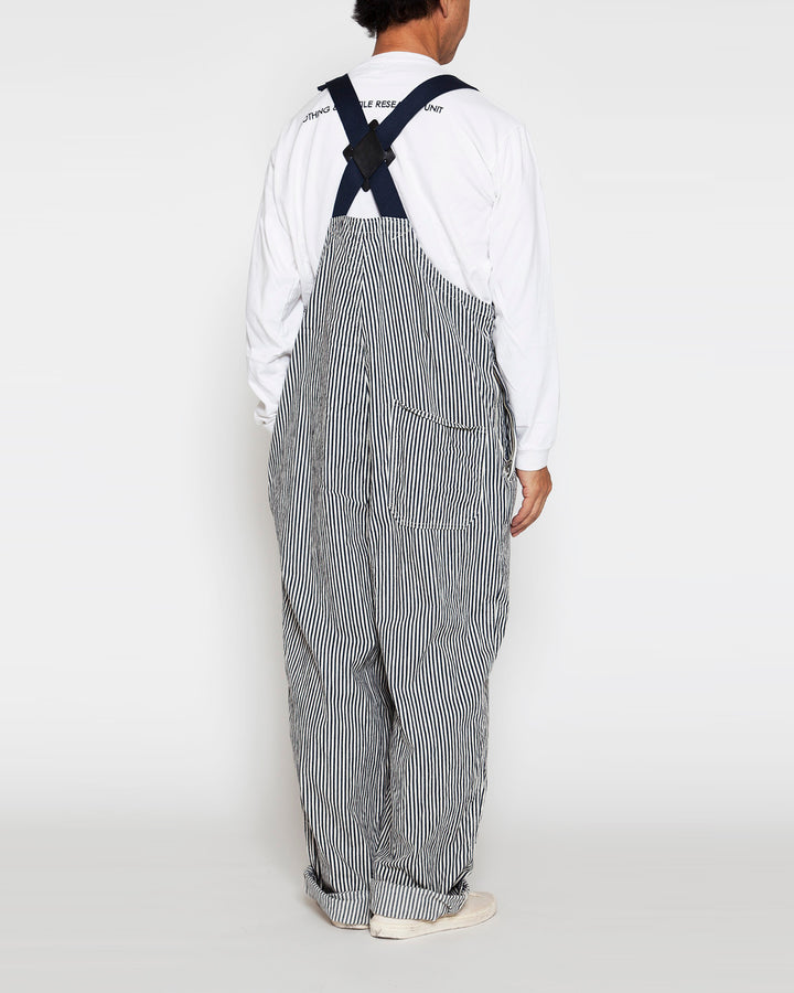 CP037・NAVY OVER PANTS / Hickory Stripe