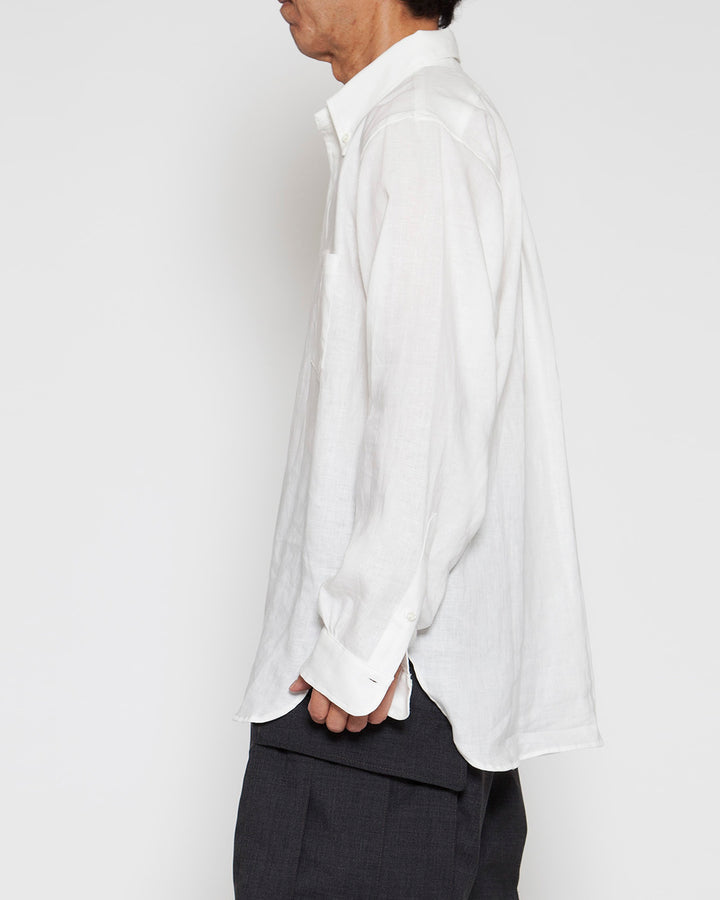 THE CORONA UTILITY - CS006・White Collar Work Shirt / White