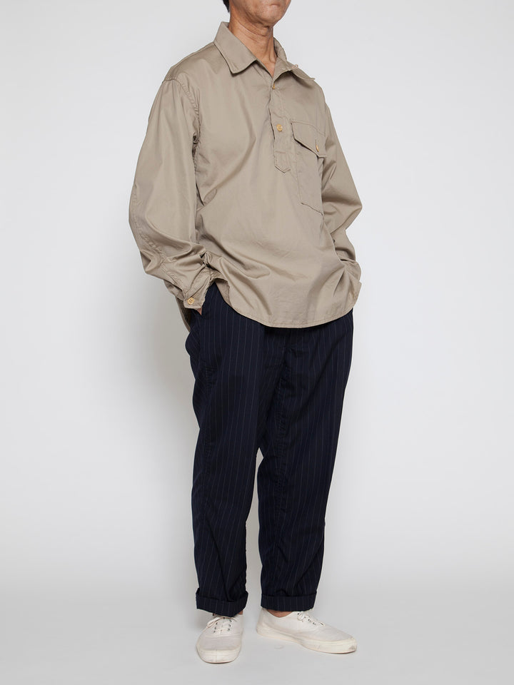 CS008・Utility Pullover Stream Shirt / USMC M-51 NYCO Blocks - Beige
