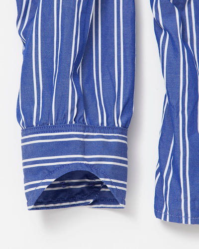 THE CORONA UTILITY・Hunter Hiker Jac Shirt / Blue × White