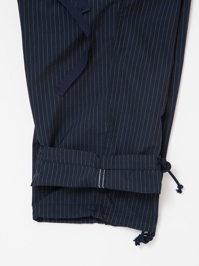 FP006 - FATIGUE SLACKS "JUNGLE SLACKS" / TR Stripe Oxford - Grey Pinstripe on Navy