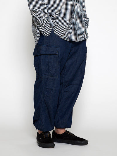 FP006 - FATIGUE SLACKS "JUNGLE SLACKS" / 8oz Indigo Denim