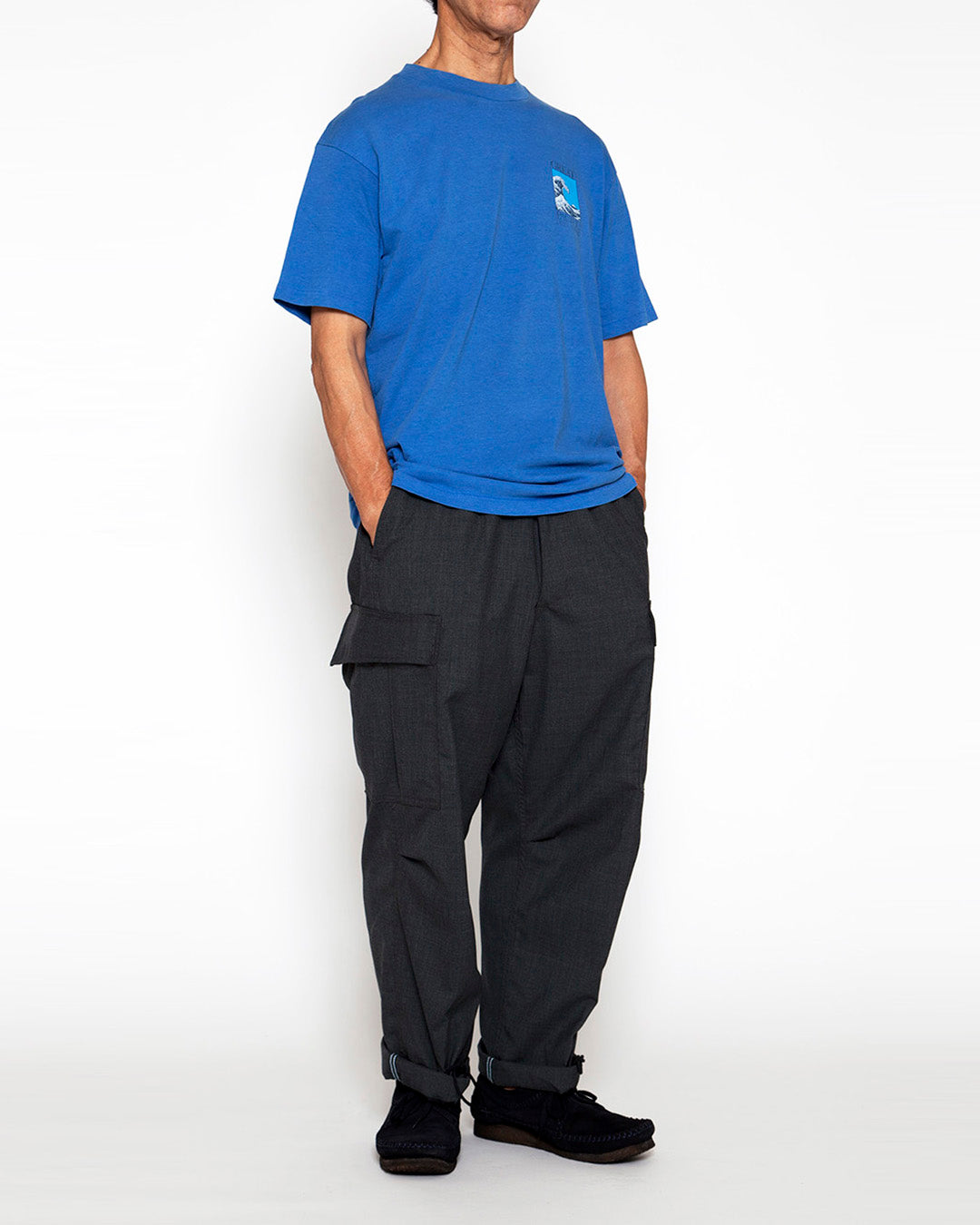 FP006E・JUNGLE EASY SLACKS / Heather Charcoal – THE CORONA UTILITY