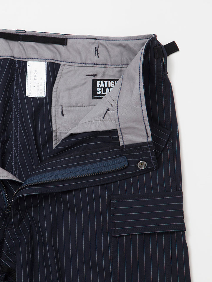 FP009・"M-51 SHORT SLACKS" / TR Oxford - Navy Stripe