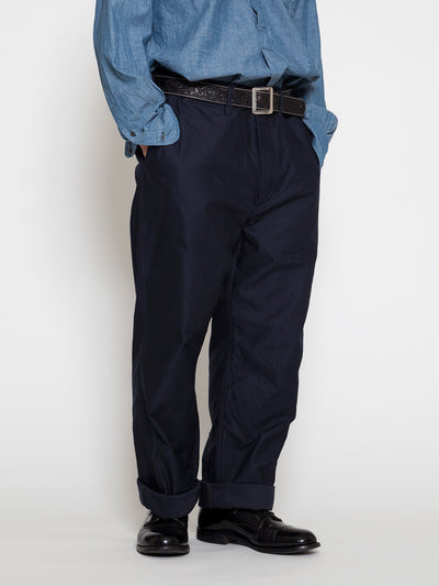FP010 - FATIGUE SLACKS "DESERT SLACKS" / M-51 Backsatin - Navy