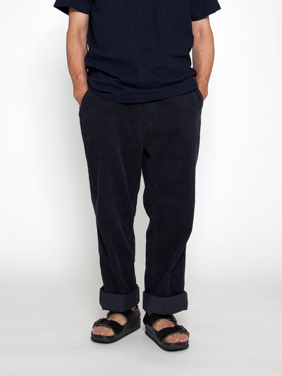 FP010 - FATIGUE SLACKS "DESERT SLACKS" / Cotton Corduroy - Midnight Navy