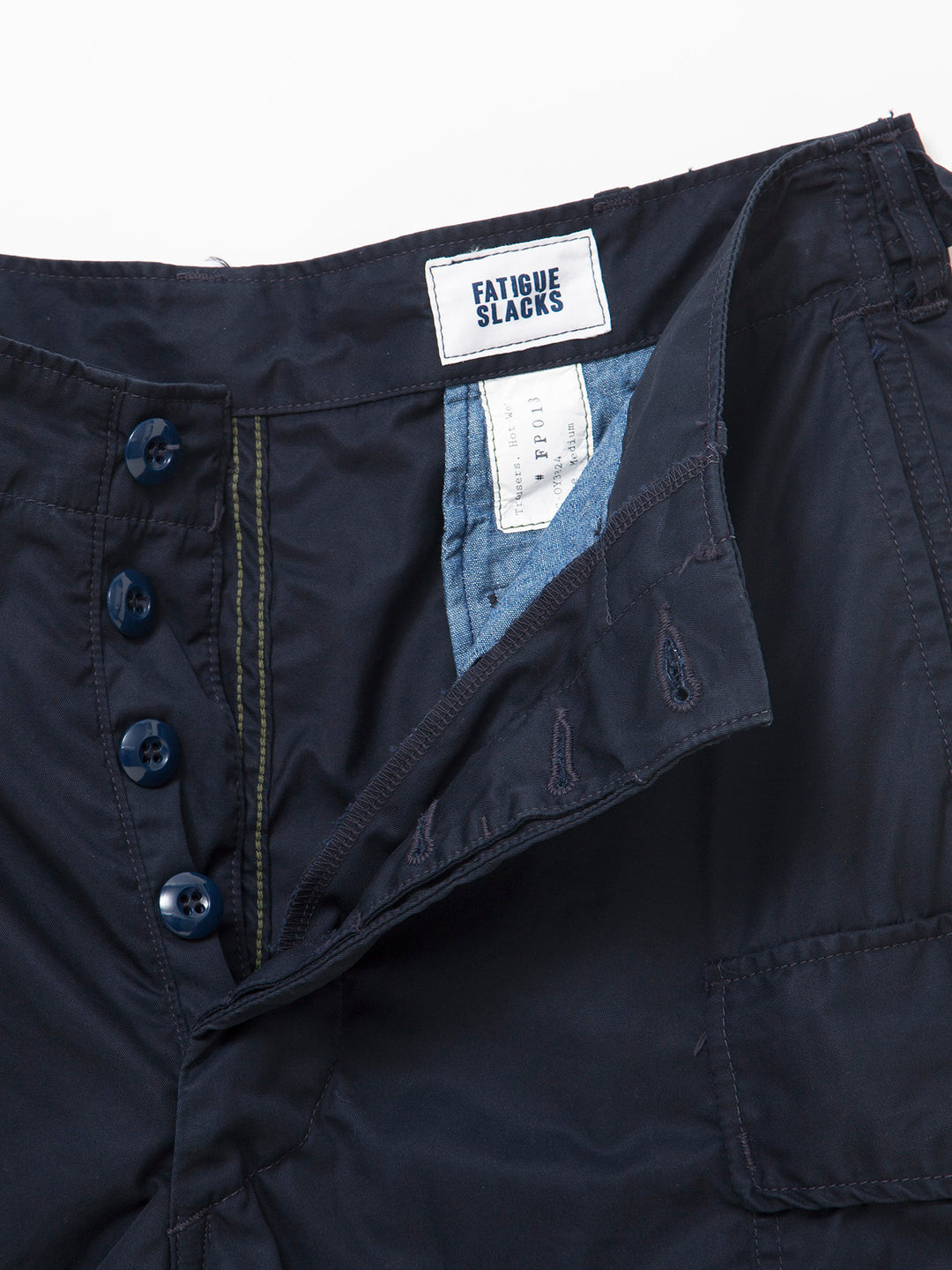 FP013・"VIETNAM SLACKS" / High Density Cotton Gabardine - Midnight Navy