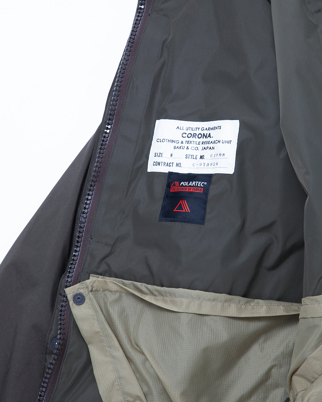 CJ008 - CORONA・G-1 Parka Coat / EPIC Nylon - OD