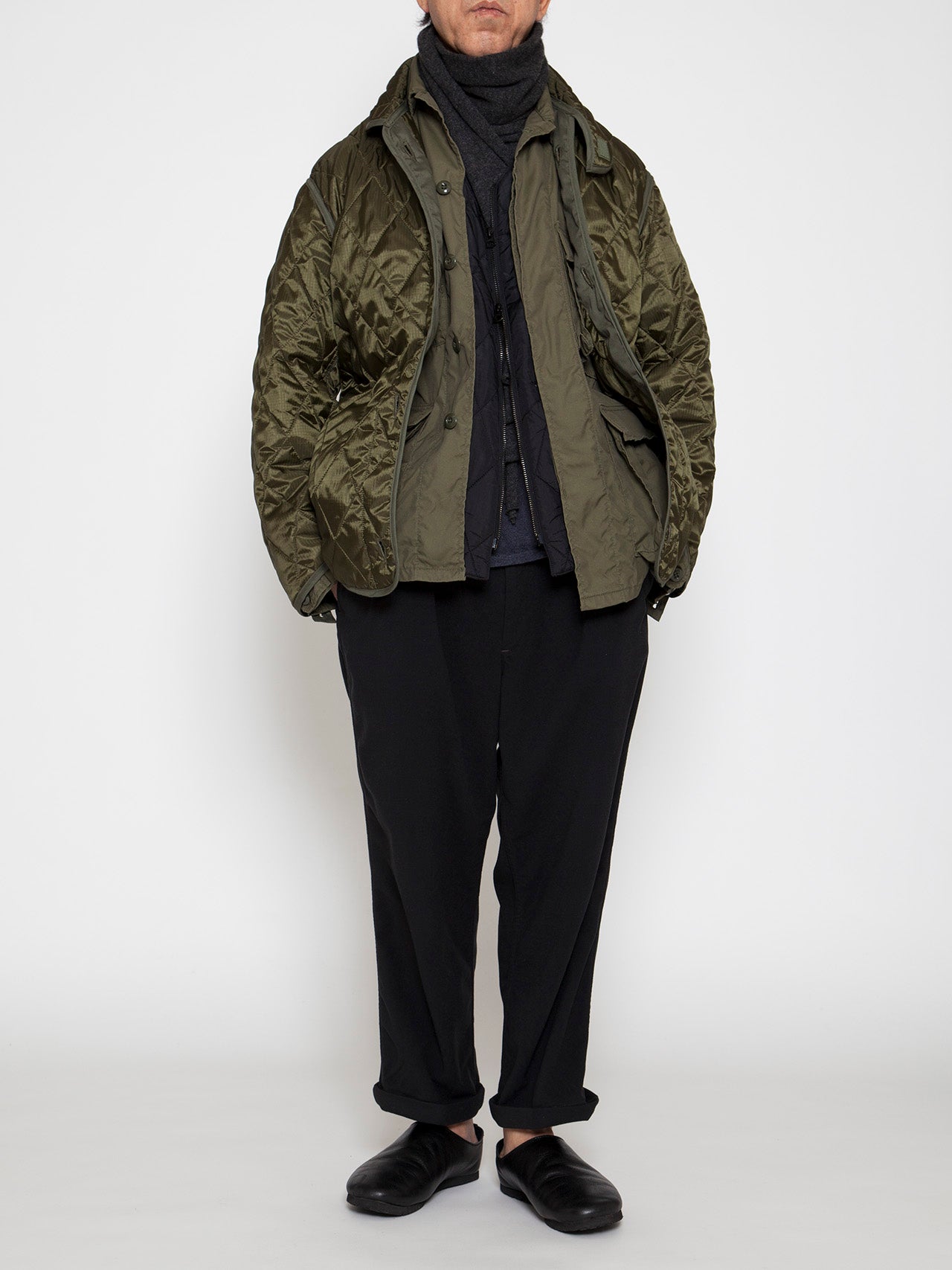 CJ012 - CORONA・M-51 Liner Jacket / Parachute Cloth - OD