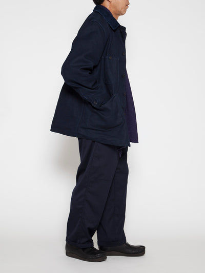 CJ043 - CORONA・Myrtle Work Coat / TAKEYARI Craft Canvas - Navy