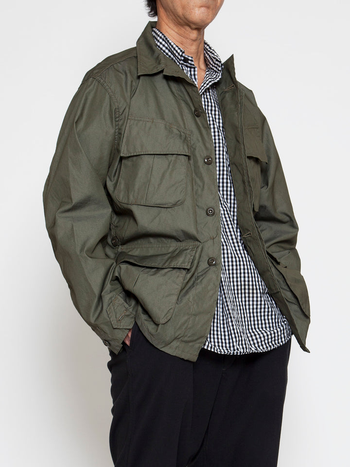 CJ096・Jungle Jacket / USMC M-51 NYCO Blocks - OD