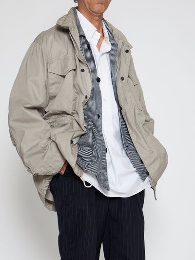 CJ112 - CORONA・M-65 Field Jacket / High Density Cotton Gabardine - Sand Beige