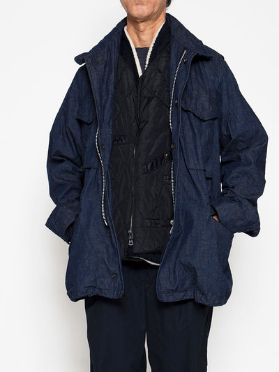 CJ112 - CORONA・M-65 Field Jacket / 8.5oz High Density Indigo Denim