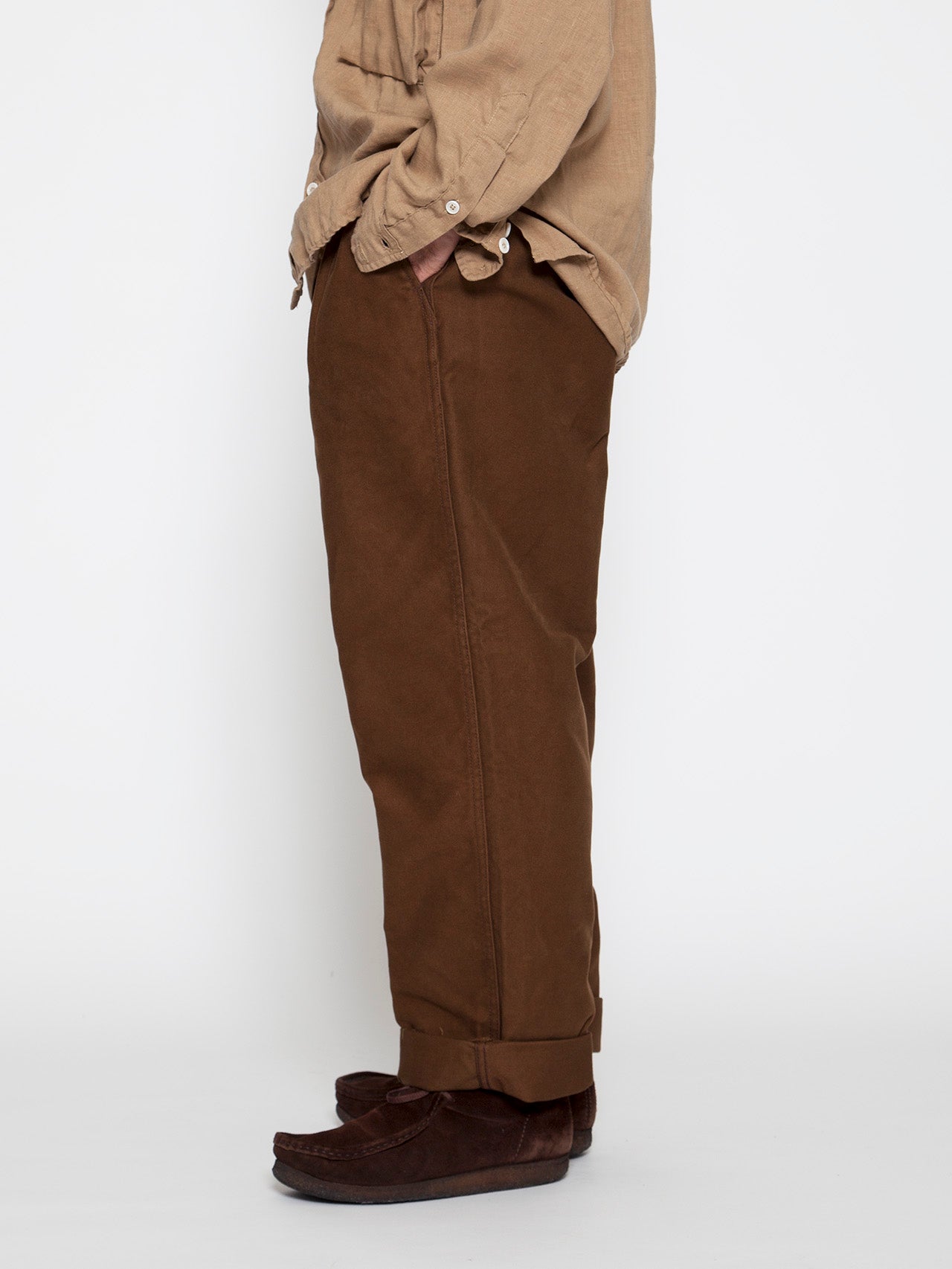 CORONA 2T DESERT SLACKS ブリックブラウン M