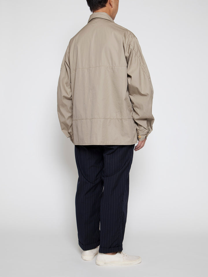 CS008・Utility Pullover Stream Shirt / USMC M-51 NYCO Blocks - Beige