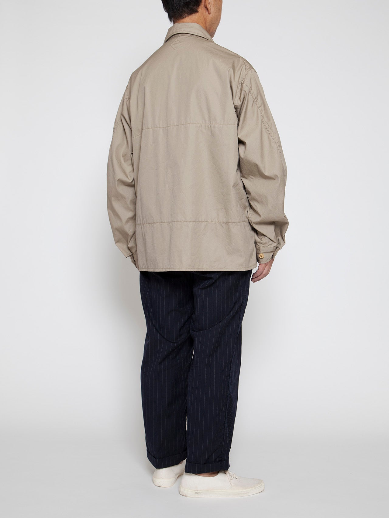CS008 - CORONA・Utility Pullover Stream Shirt / USMC M-51 NYCO Blocks - Beige