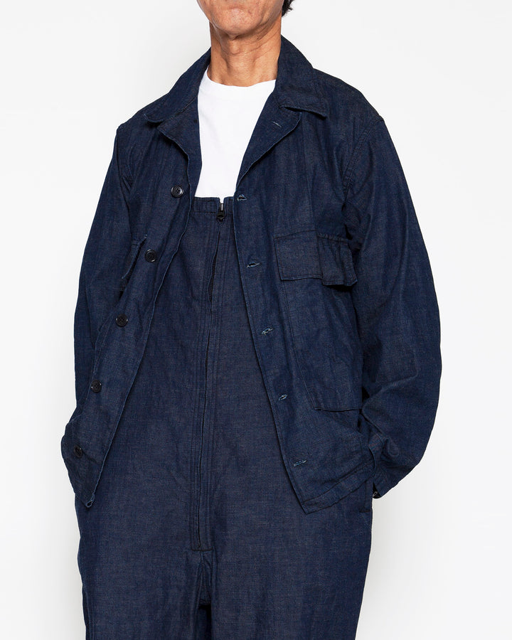 CS022・Navy Utility Jac Shirt / Indigo Denim
