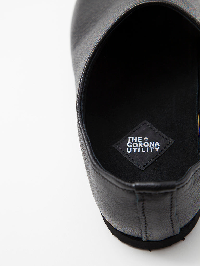 CZ010 - NAKAMURA SHOES × CORONA・Goat Skin Easy Slip-On - Black