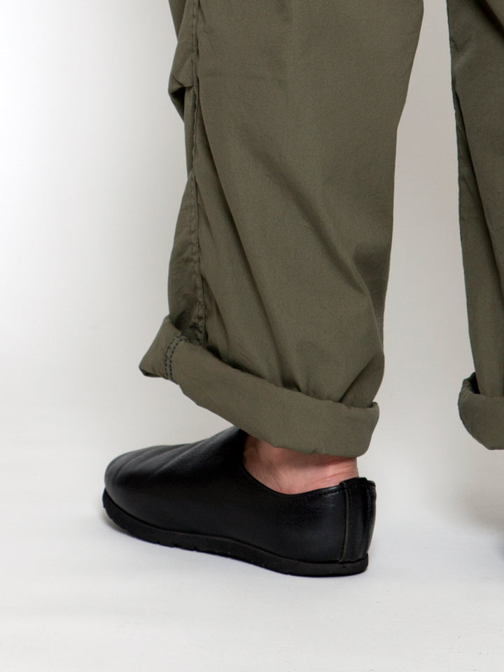 NAKAMURA SHOES × THE CORONA UTILITY - CZ010・Easy Slip-On / Kip Leather - Black