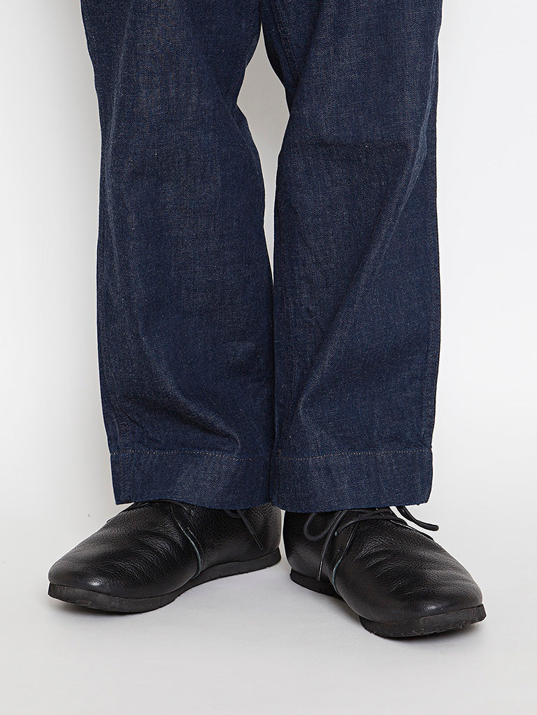 NAKAMURA SHOES × THE CORONA UTILITY - CZ011・Black Goat Skin Easy Chukka