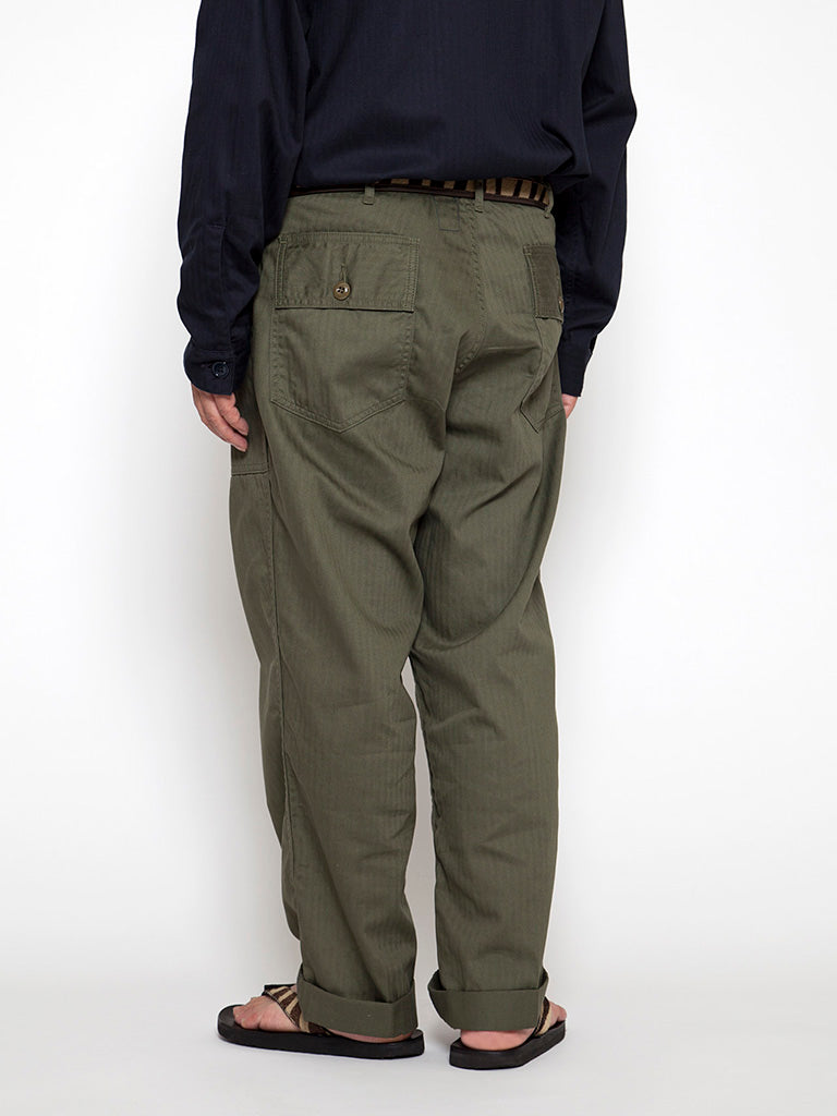 FP001 - FATIGUE SLACKS "UTILITY SLACKS" / Cotton H.B.T - OD