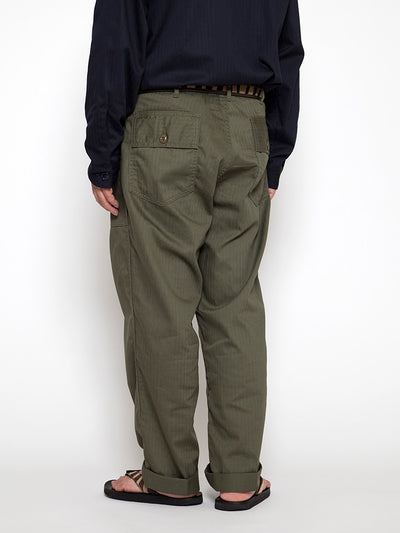 FP001 - FATIGUE SLACKS "UTILITY SLACKS" / Cotton H.B.T - OD
