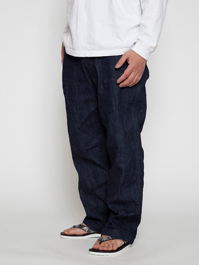 FP001 - FATIGUE SLACKS "UTILITY SLACKS" / 8.5oz Denim - Indigo