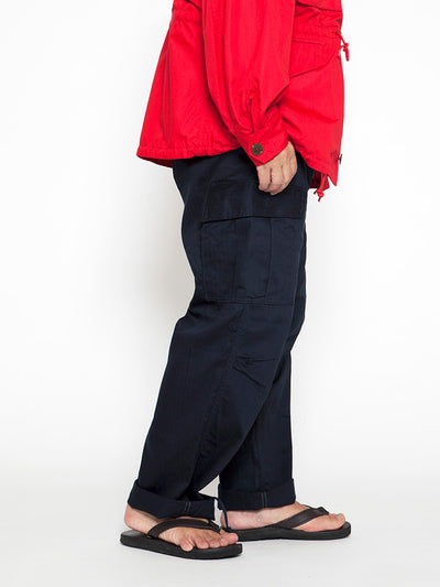 FP006 - FATIGUE SLACKS "JUNGLE SLACKS" / Cotton H.B.T - Navy
