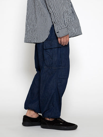 FP006 - FATIGUE SLACKS "JUNGLE SLACKS" / 8oz Indigo Denim