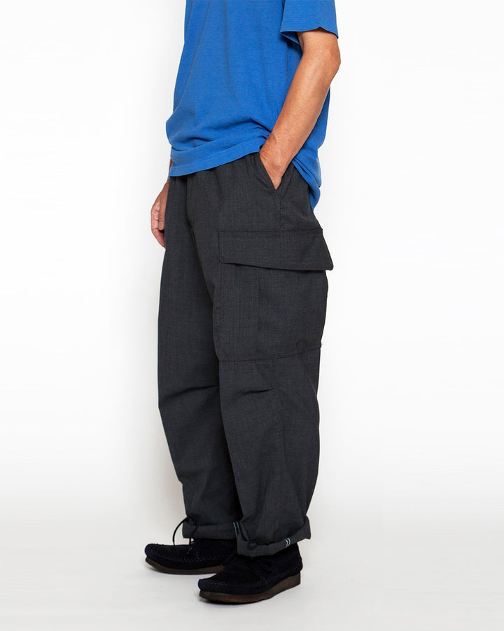 FP006E・JUNGLE EASY SLACKS / Heather Charcoal