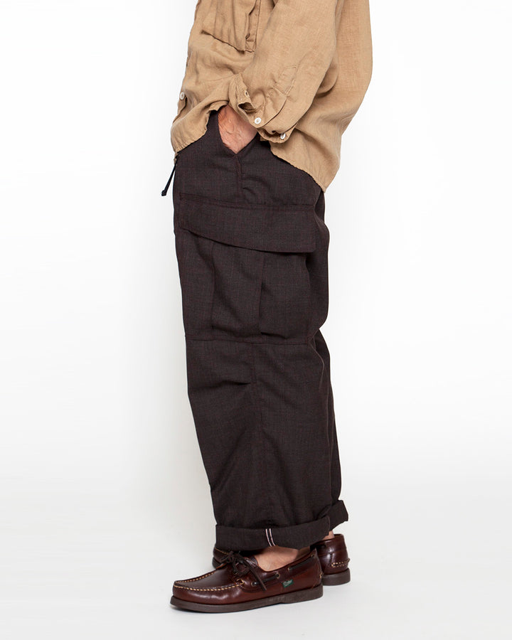 FP006E・JUNGLE EASY SLACKS / Heather Brown