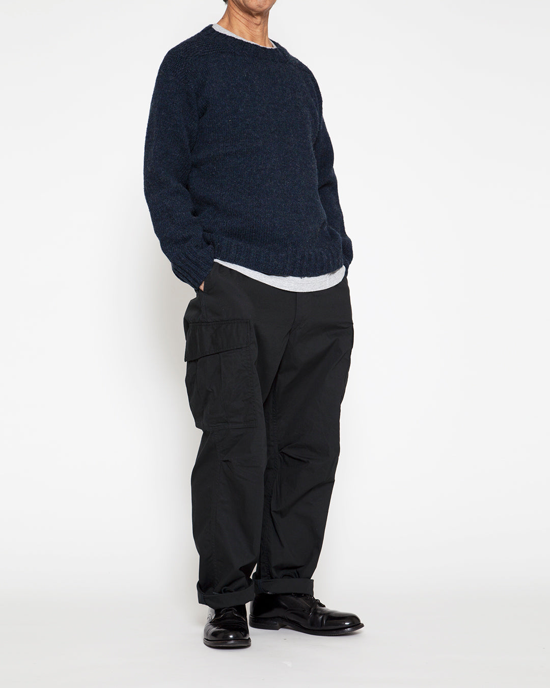 FP006E - A-1 CLOTHING × FATIGUE SLACKS "JUNGLE EASY SLACKS" / GI Poplin - Black