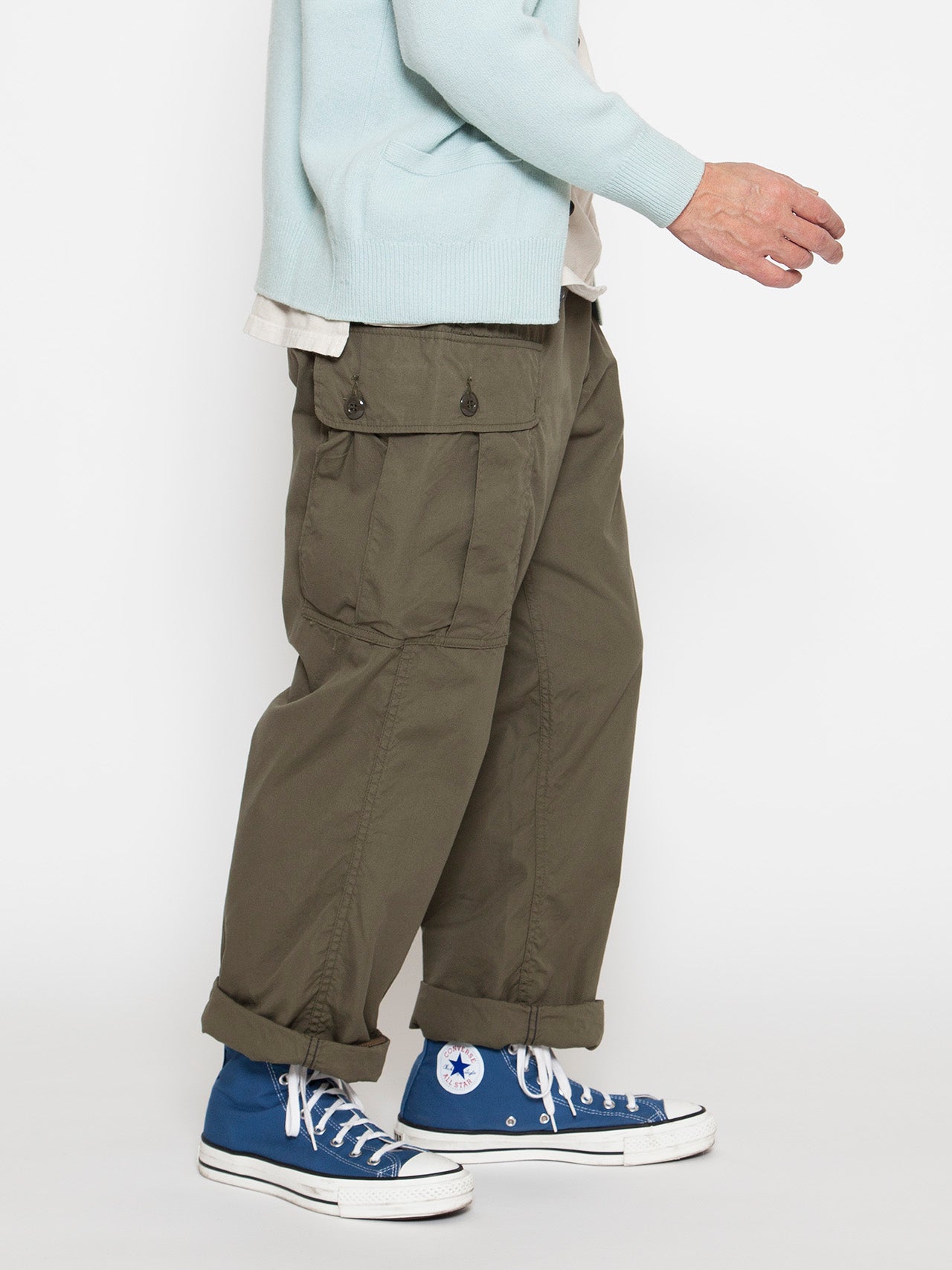 FP013 - FATIGUE SLACKS "VIETNAM SLACKS" / USMC M-51 NYCO Blocks - Olive Green