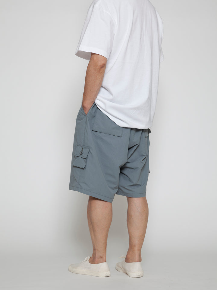 FATIGUE SLACKS - FP014E・"TIGER EASY SHORT SLACKS" / Polyester Ripstop - Light Grey