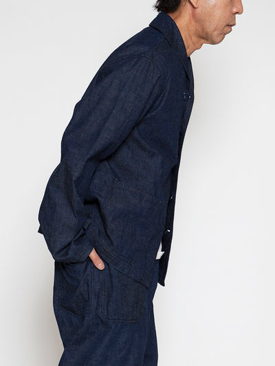 CJ004 - CORONA・Utility Navy Jumper / High Density Indigo Denim